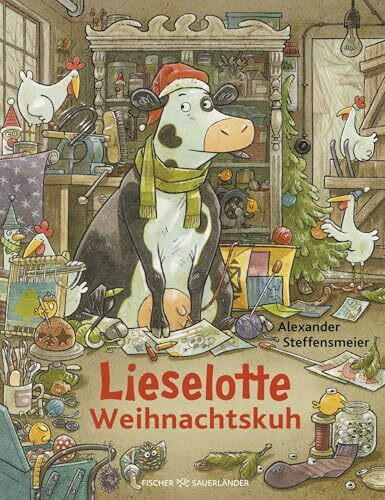 Lieselotte Weihnachtskuh: Vorlesespaß im Advent für Jungen und Mädchen ab 4 Jahre (Bilderbücher von Kuh Lieselotte, Band 13)