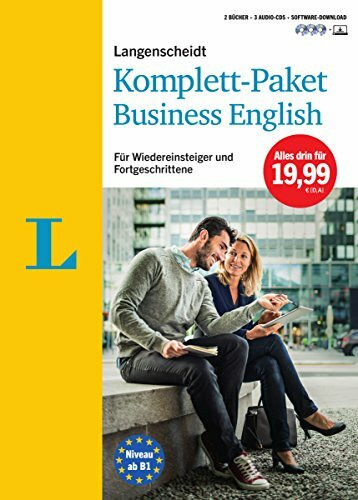 Langenscheidt Komplett-Paket Business English - Sprachkurs mit 2 Büchern, 3 Audio-CDs und Software-Download: Sprachkurs für Wiedereinsteiger und Fortgeschrittene