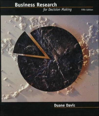 Business Research for Decision Making (with Infotrac)