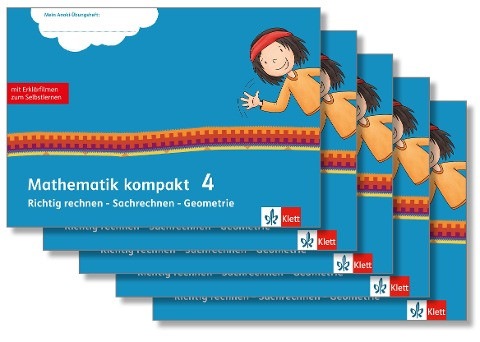 Mathematik kompakt 4. Übungsheft mit Erklärfilmen Paket (VE5) Klasse 4