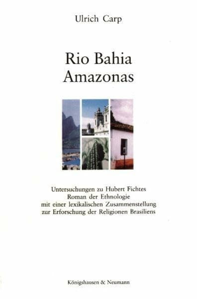 Rio Bahia Amazonas. Untersuchungen zu Hubert Fichtes Roman der Ethnologie mit einer lexikalischen Zusammenstellung zur Erforschung der Religionen Brasiliens