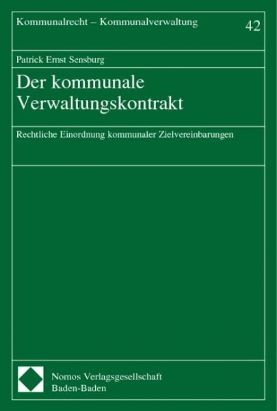 Der kommunale Verwaltungskontrakt