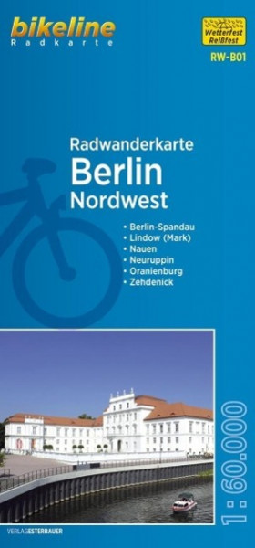 Bikeline Radwanderkarte Berlin Nordwest 1 : 60 000