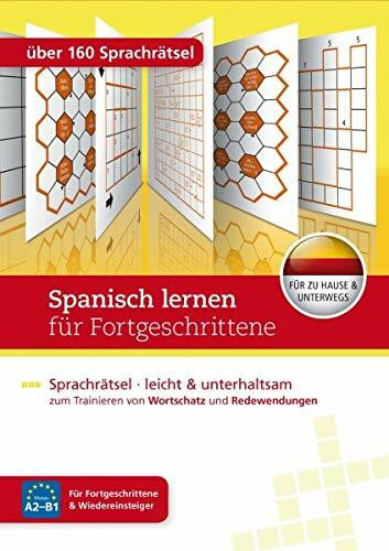Rätselblock Spanisch lernen für Fortgeschrittene