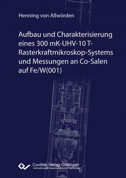 Aufbau und Charakterisierung eines 300 mK-UHV-10 T-Rasterkraftmikroskop-Systems und Messungen an Co-