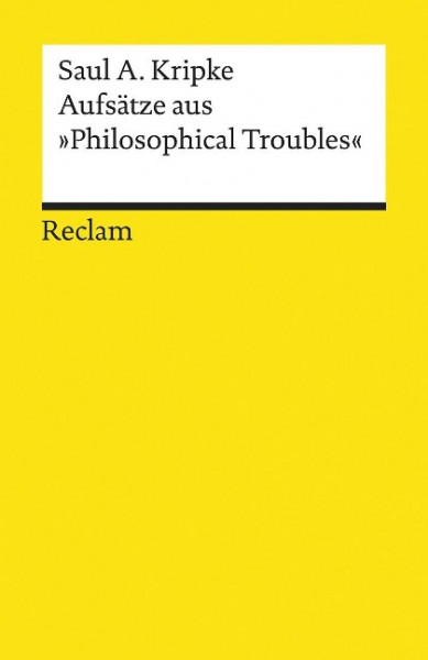 Aufsätze aus »Philosophical Troubles«