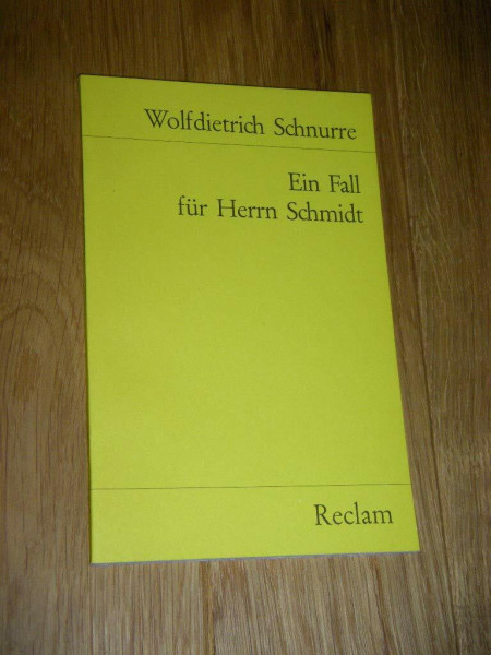 Ein Fall für Herrn Schmidt u. a. Erzählungen (Reclams Universal-Bibliothek)