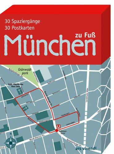 München zu Fuß: 30 Spaziergänge auf 30 Postkarten