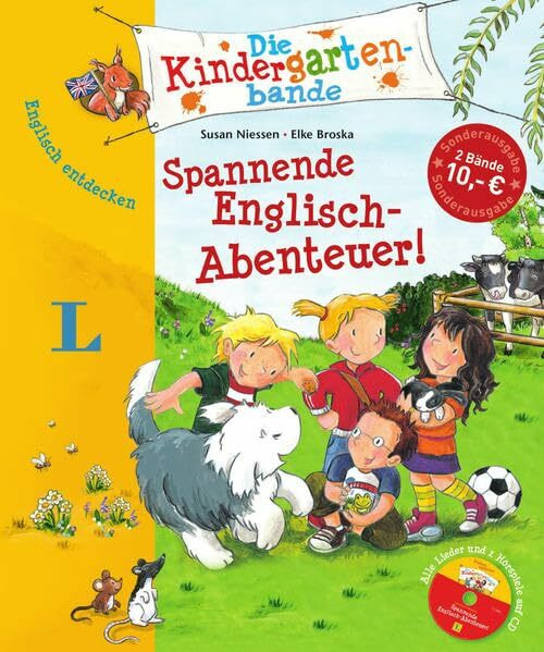 Spannende Englisch-Abenteuer! - Buch mit Audio-CD und Gratis-Downloads: Englisch entdecken - Die Kindergartenbande: Alle Lieder und 2 Hörspiele auf ... in einem Band. Inkl. Gratis-Downloads