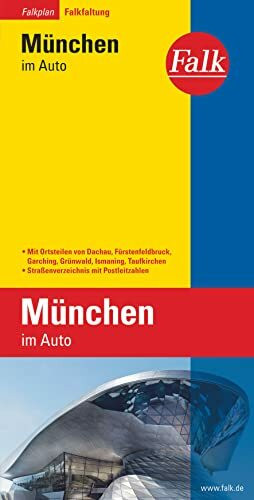 Falkplan Falk-Faltung München im Auto