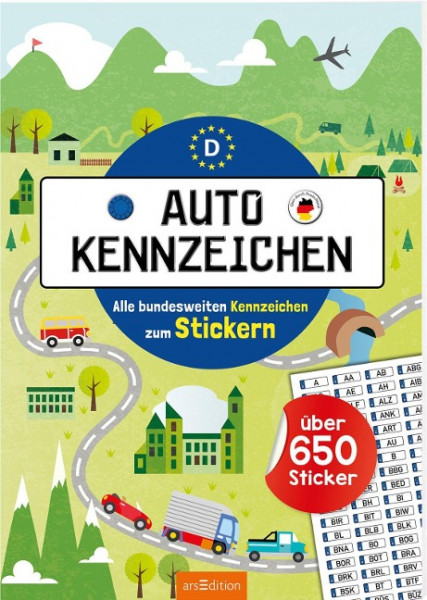 Autokennzeichen - Alle bundesweiten Kennzeichen zum Stickern