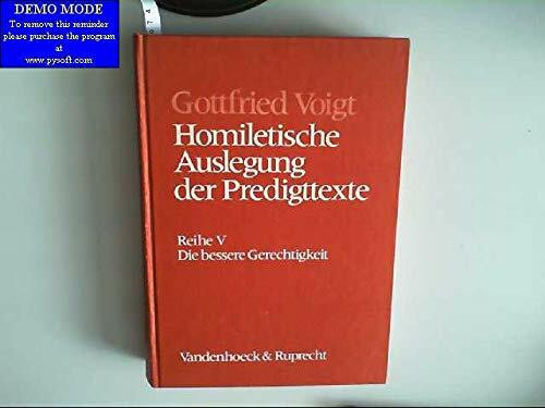 Voigt,Hom. Auslegung d.Predigt-: . texte Bd. 1-6 cpl