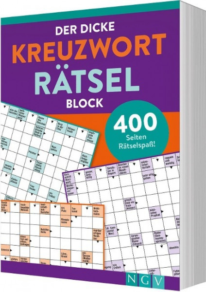 Der dicke Kreuzworträtsel-Block