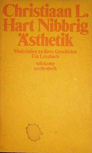 Ästhetik: Materialien zu ihrer Geschichte. Ein Lesebuch (Suhrkamp Taschenbücher)