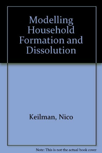 Modelling Household Formation and Dissolution