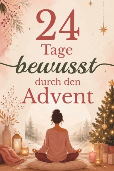 24 Tage bewusst durch den Advent: Dein Achtsamkeits-Adventskalender für mehr Ruhe, Freude und bewusstes Erleben