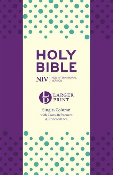 NIV Larger Print Compact Single Column Reference Bible