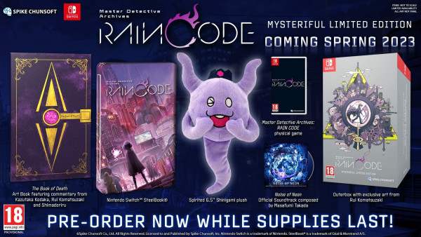 Master Detective Archives: Rain Code (Mysteriful Limited Edition) - [Nintendo Switch]