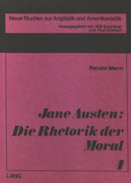 Jane Austen: Die Rhetorik der Moral