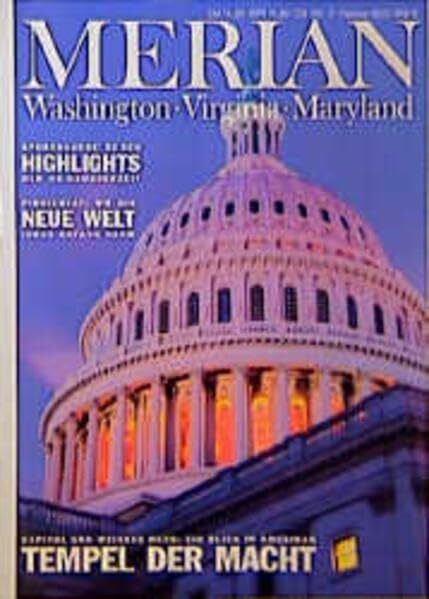 Washington und Virginia Maryland (Merian)