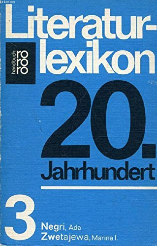 Literaturlexikon 20. Jahrhundert