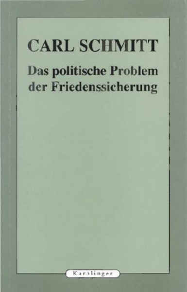 Das politische Probleme der Friedenssicherung