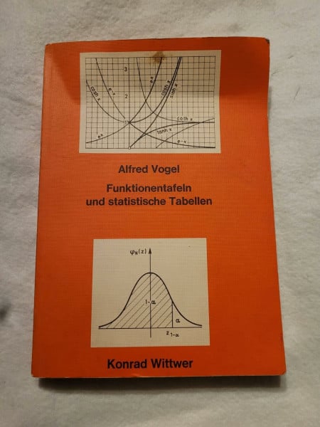Funktionentafeln und statistische Tabellen