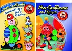 Mini-Spaßfiguren aus Styropor, m. Beigabe 'Lumpis Spaßfamilie, Ausmalbilder für's Fenster'