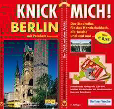 KNICK MICH! Stadtatlas Berlin mit Innenstadt Potsdam: Der Trick mit dem Knick