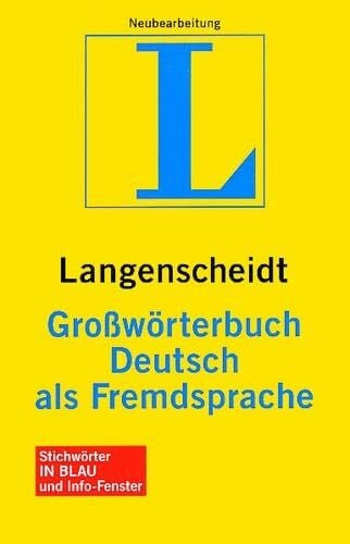 Langenscheidt Großwörterbuch Deutsch als Fremdsprache
