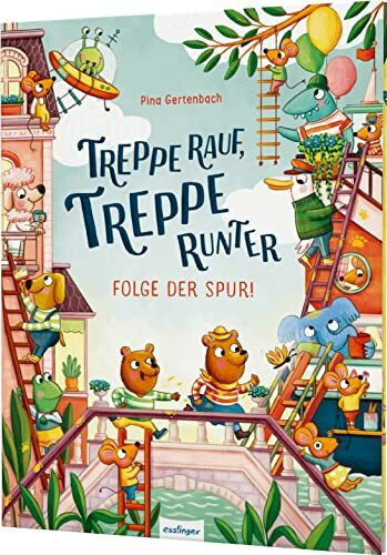Treppe rauf, Treppe runter – Folge der Spur!: Suchbilder ab 4 Jahren