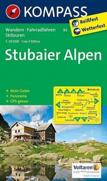 Stubaier Alpen 1 : 50 000