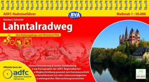 ADFC-Radreiseführer Lahntalradweg 1:50.000 praktische Spiralbindung, reiß- und wetterfest, GPS-Tracks Download: Vom Rothaargebirge nach Rheinland-Pfalz (ADFC Radführer)