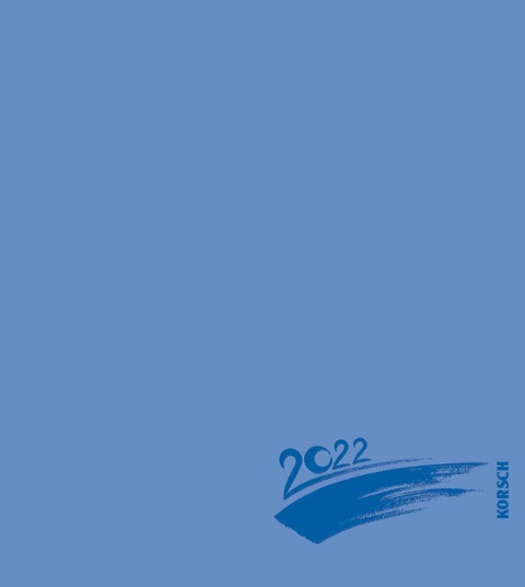 Foto-Malen-Basteln Bastelkalender blau 2022