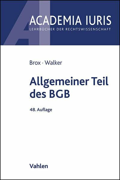 Allgemeiner Teil des BGB (Academia Iuris)