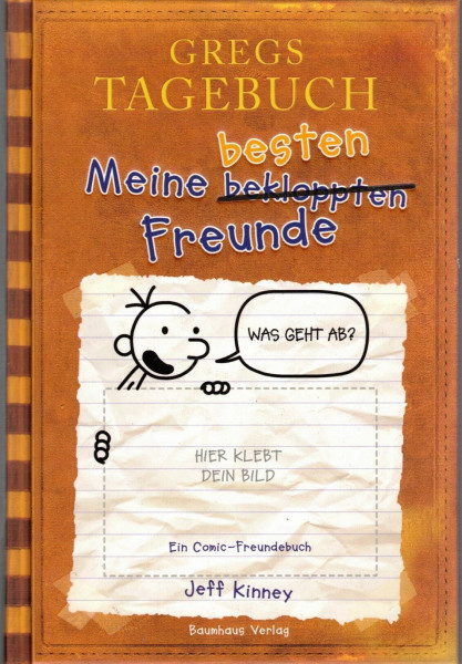 Gregs Tagebuch - Meine besten Freunde: Ein Comic Freundebuch (Baumhaus Verlag)