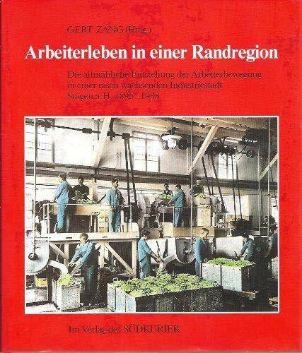 Arbeiterleben in einer Randregion: Die allmähliche Entstehung der Arbeiterbewegung in einer rasch wachsenden Industriestadt. Singen a.H. 1895-1933