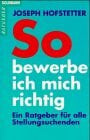 So bewerbe ich mich richtig