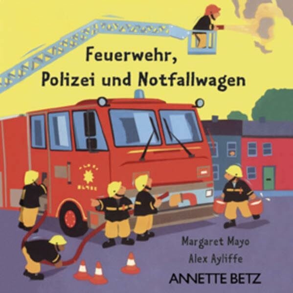 Feuerwehr, Polizei und Notfallwagen