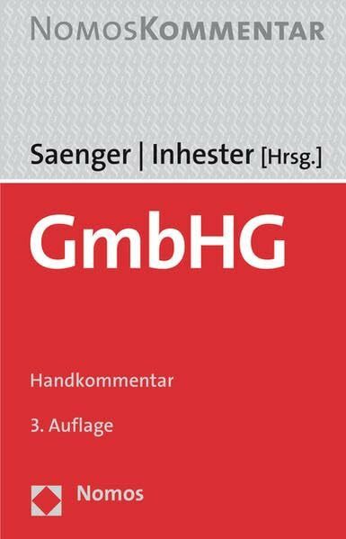 GmbHG: Handkommentar