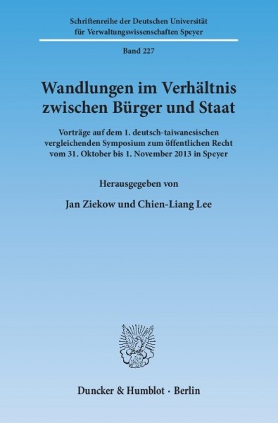 Wandlungen im Verhältnis zwischen Bürger und Staat