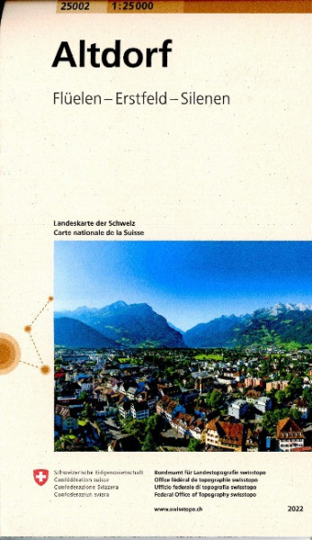 Swisstopo 1 : 25 000 Altdorf