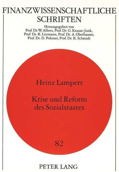 Krise und Reform des Sozialstaates