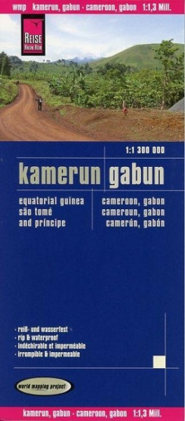 Reise Know-How Landkarte Kamerun, Gabun (1:1.300.000)