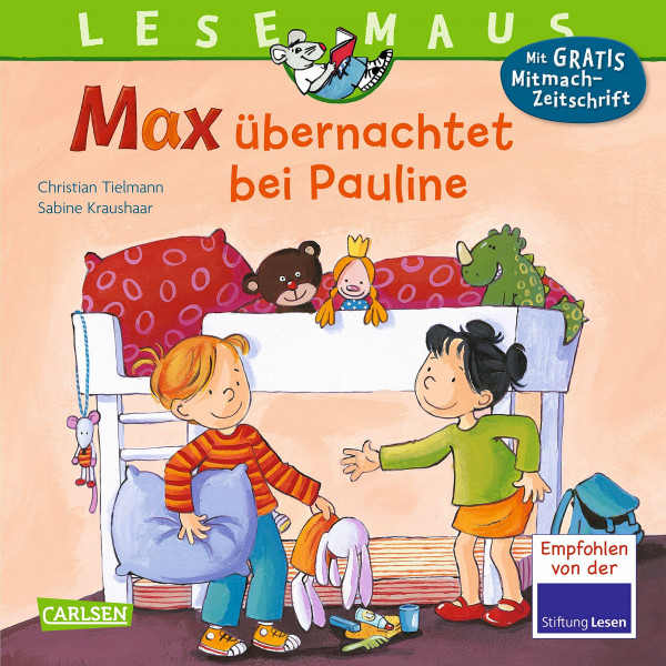 Max übernachtet bei Pauline: Eine Geschichte (LESEMAUS)
