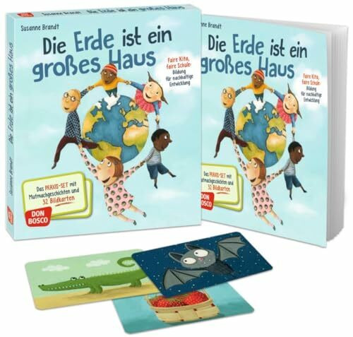 Die Erde ist ein großes Haus (Arbeitsmaterial): Praxis-Set mit Mutmachgeschichten & 32 Bildkar...