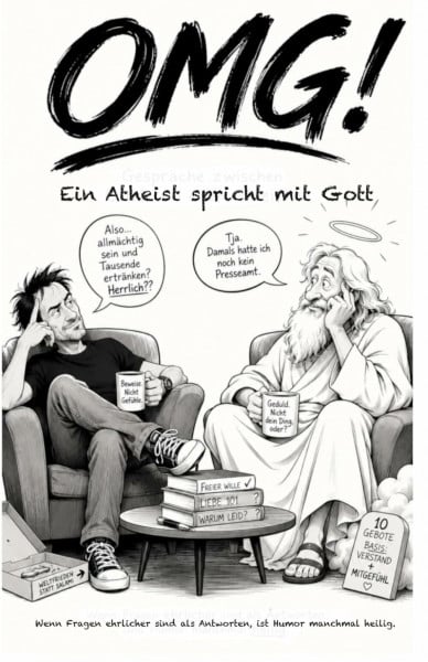 OMG! Ein Atheist spricht mit Gott: Ein Gespräch über Glauben, Zweifel und die wirklich wichtigen Fragen.