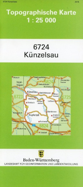 Künzelsau 1 : 25 000