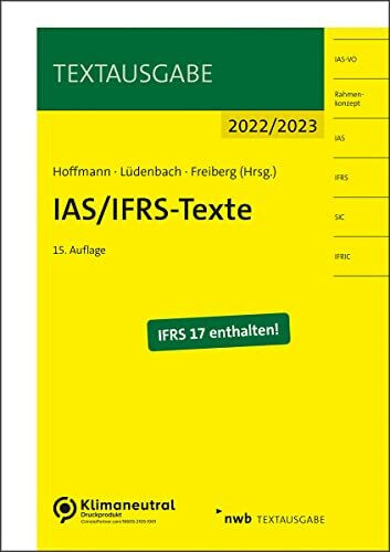 IAS/IFRS-Texte 2022/2023 (Textausgabe)