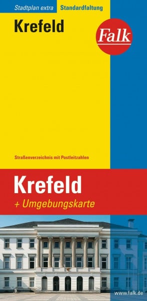 Falk Stadtplan Extra Standardfaltung Krefeld